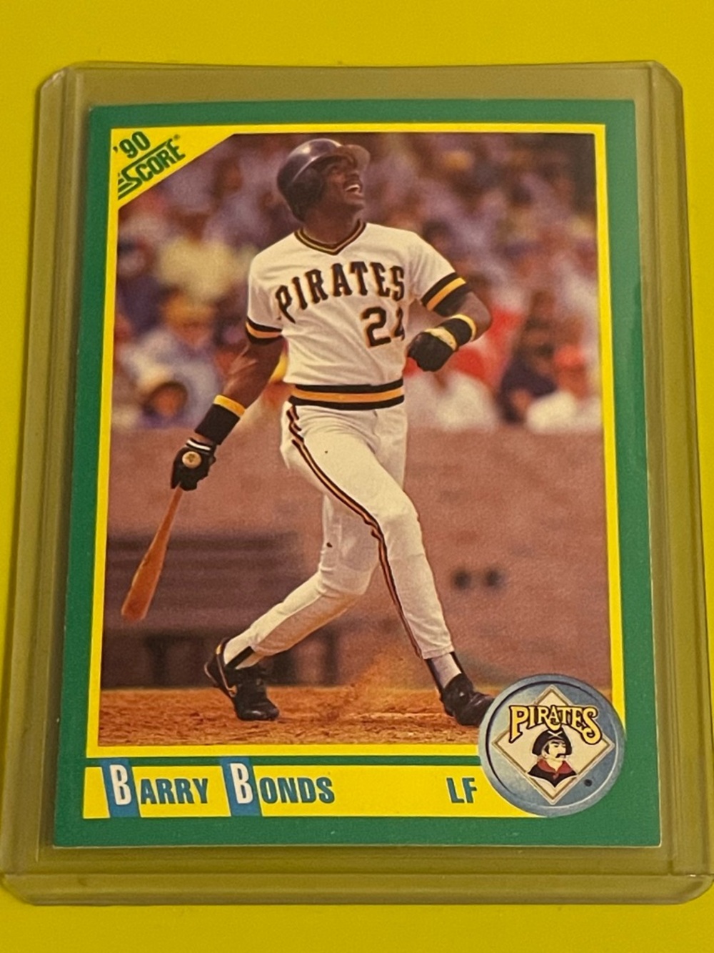 Barry Bonds #4 1990 Score Baseball Trading Card